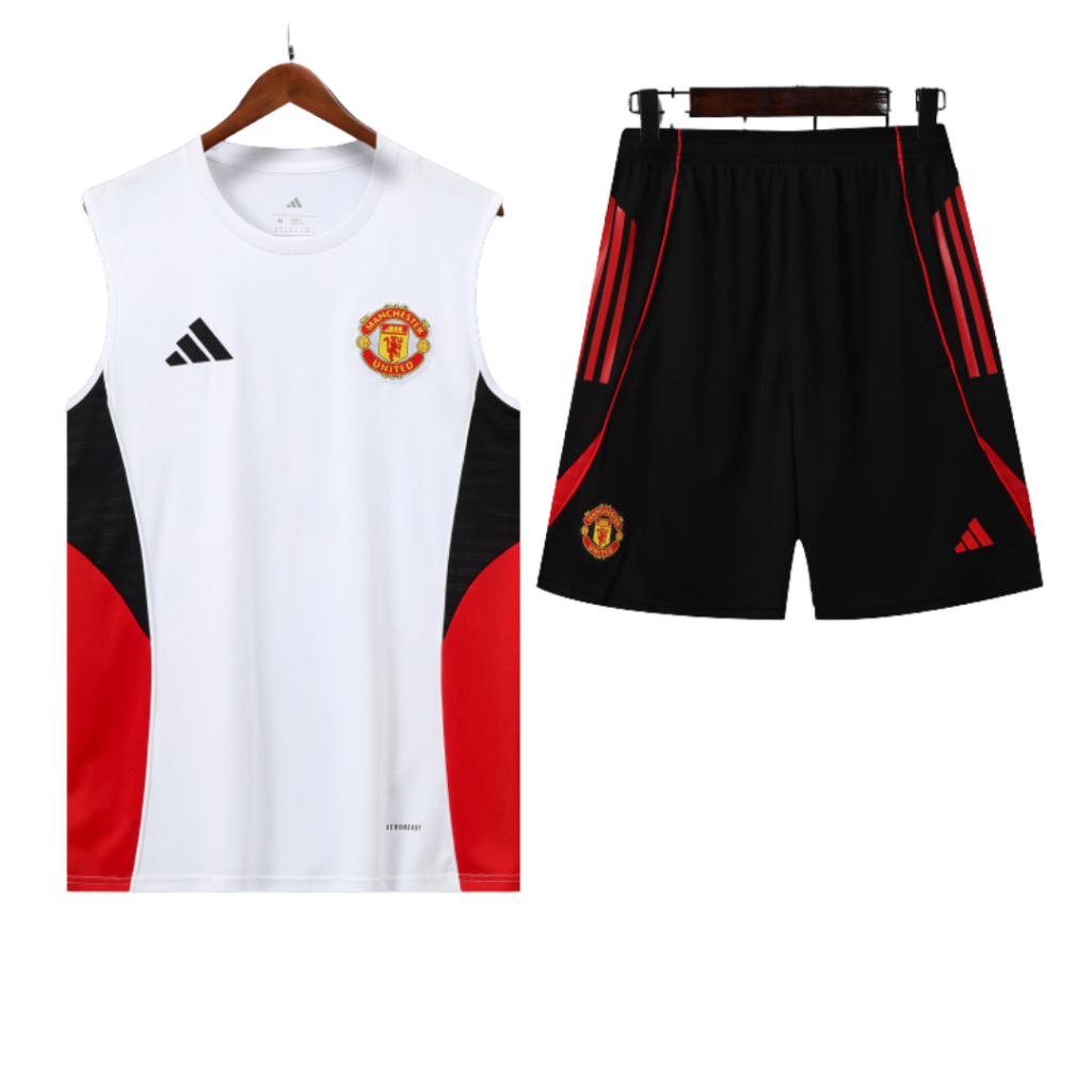 Conjunto de Entrenamiento Manchester United 2025/26 - Sin Mangas