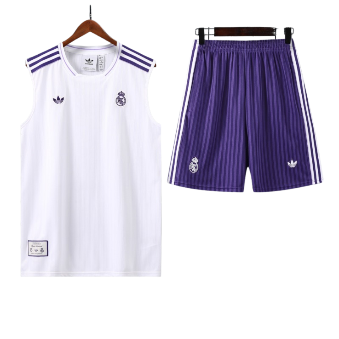 Conjunto de Entrenamiento Real Madrid 2025/26 - Sin Mangas