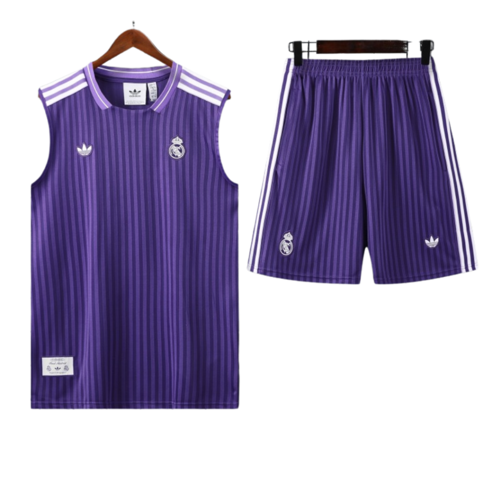 Conjunto de Entrenamiento Real Madrid 2025/26 - Sin Mangas