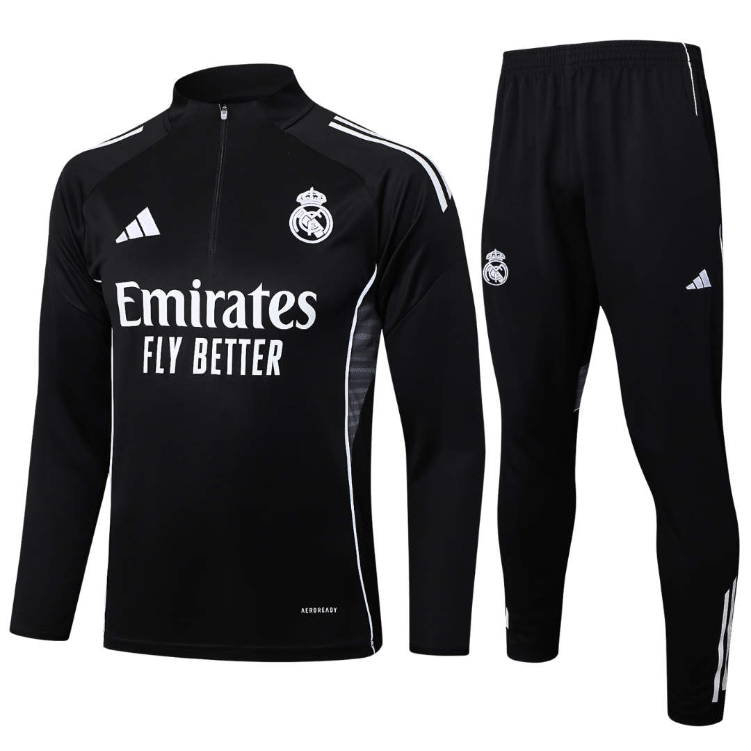 Chándal 2025/26 Cremallera Media - Real Madrid