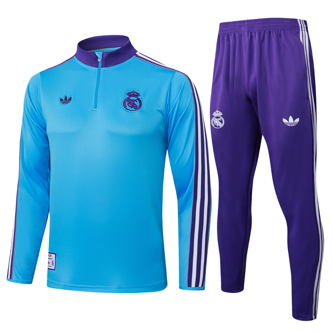 Chándal 2025/26 Cremallera Media - Real Madrid