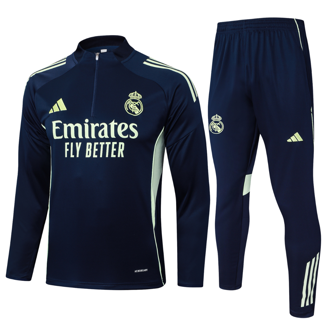 Chándal 2025/26 Cremallera Media - Real Madrid