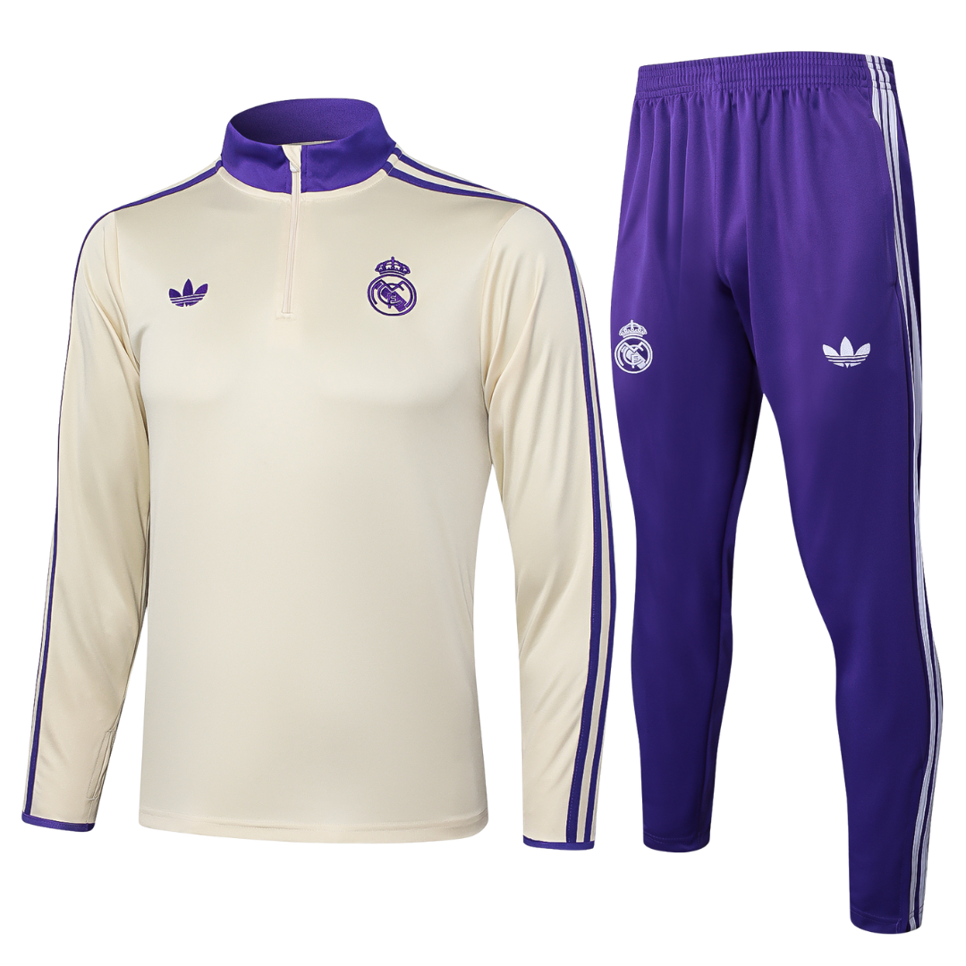 Chándal 2025/26 Cremallera Media - Real Madrid
