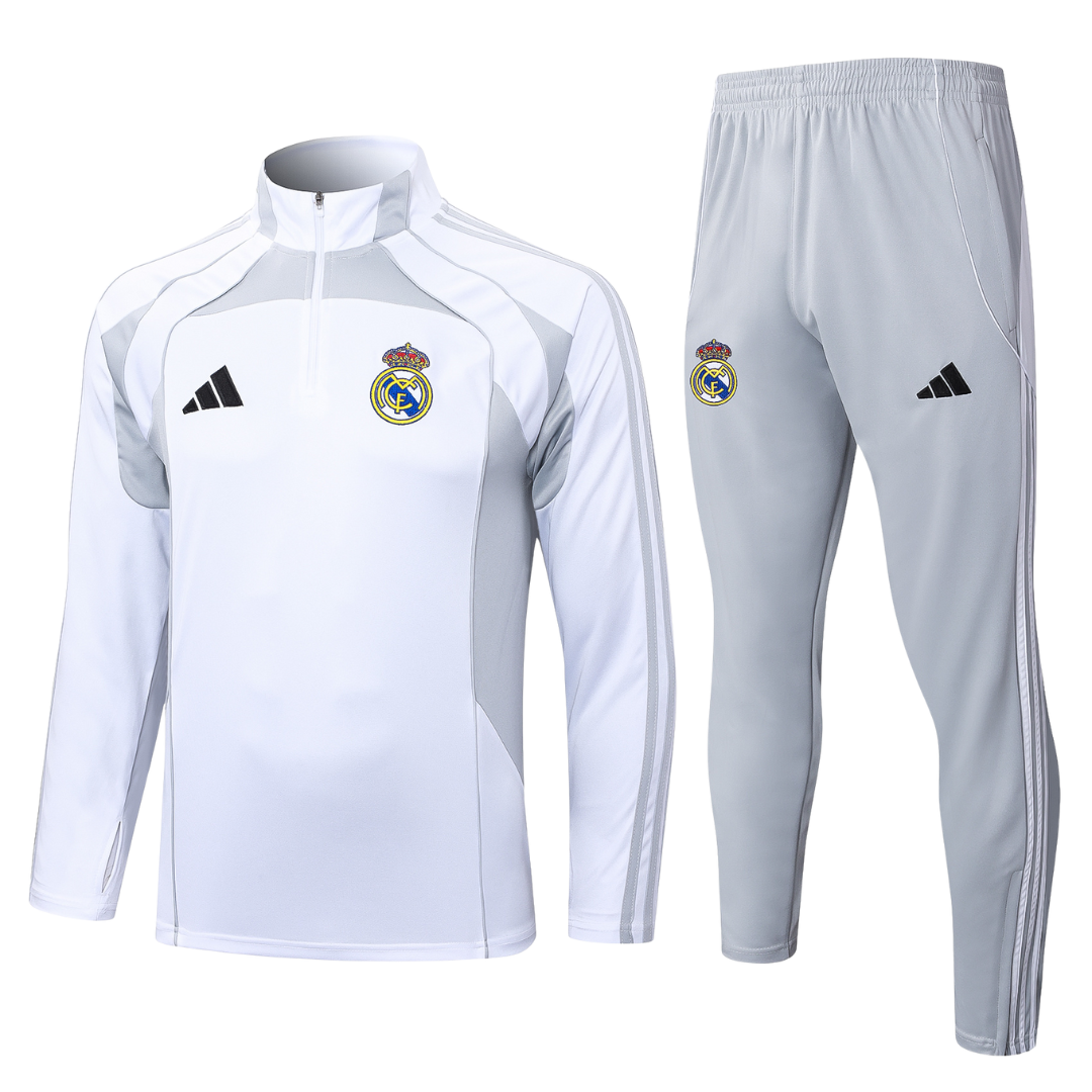 Chándal 2025/26 Cremallera Media - Real Madrid