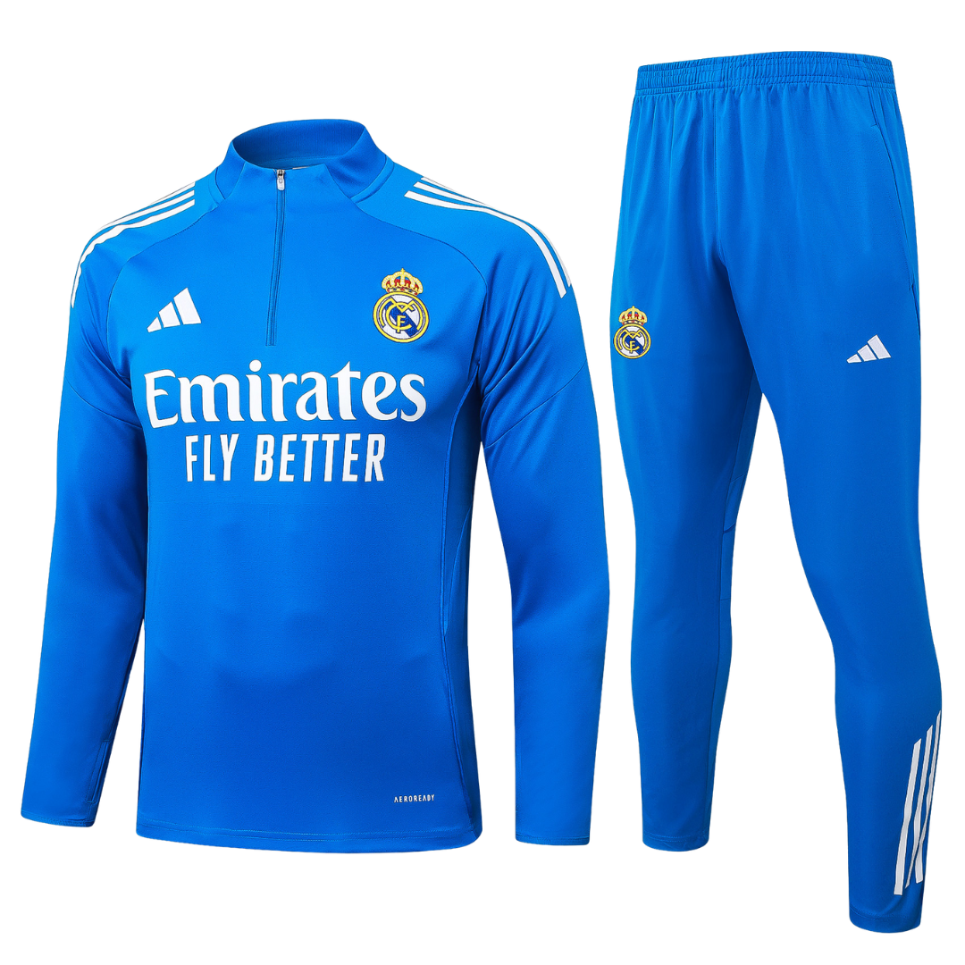 Chándal 2025/26 Cremallera Media - Real Madrid
