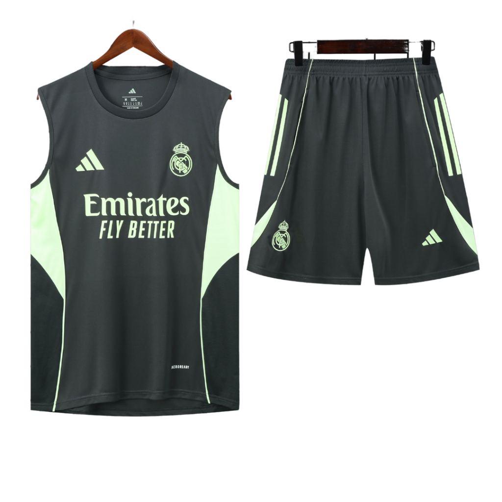 Conjunto de Entrenamiento Real Madrid 2025/26 - Sin Mangas