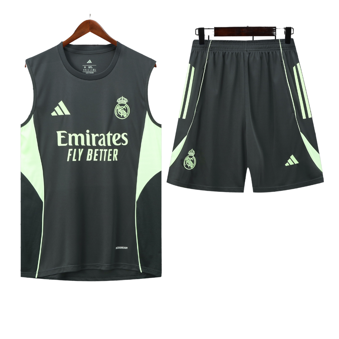 Conjunto de Entrenamiento Real Madrid 2025/26 - Sin Mangas