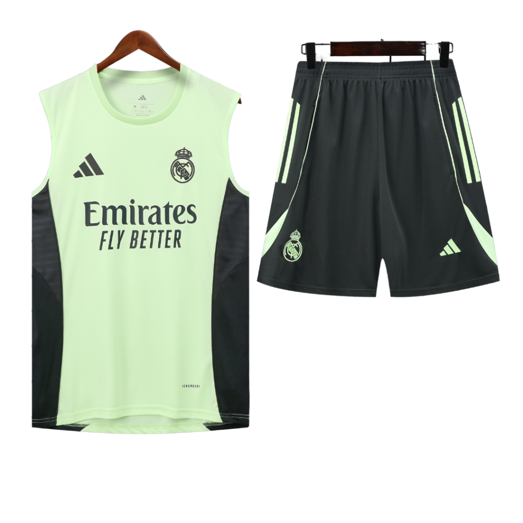 Conjunto de Entrenamiento Real Madrid 2025/26 - Sin Mangas