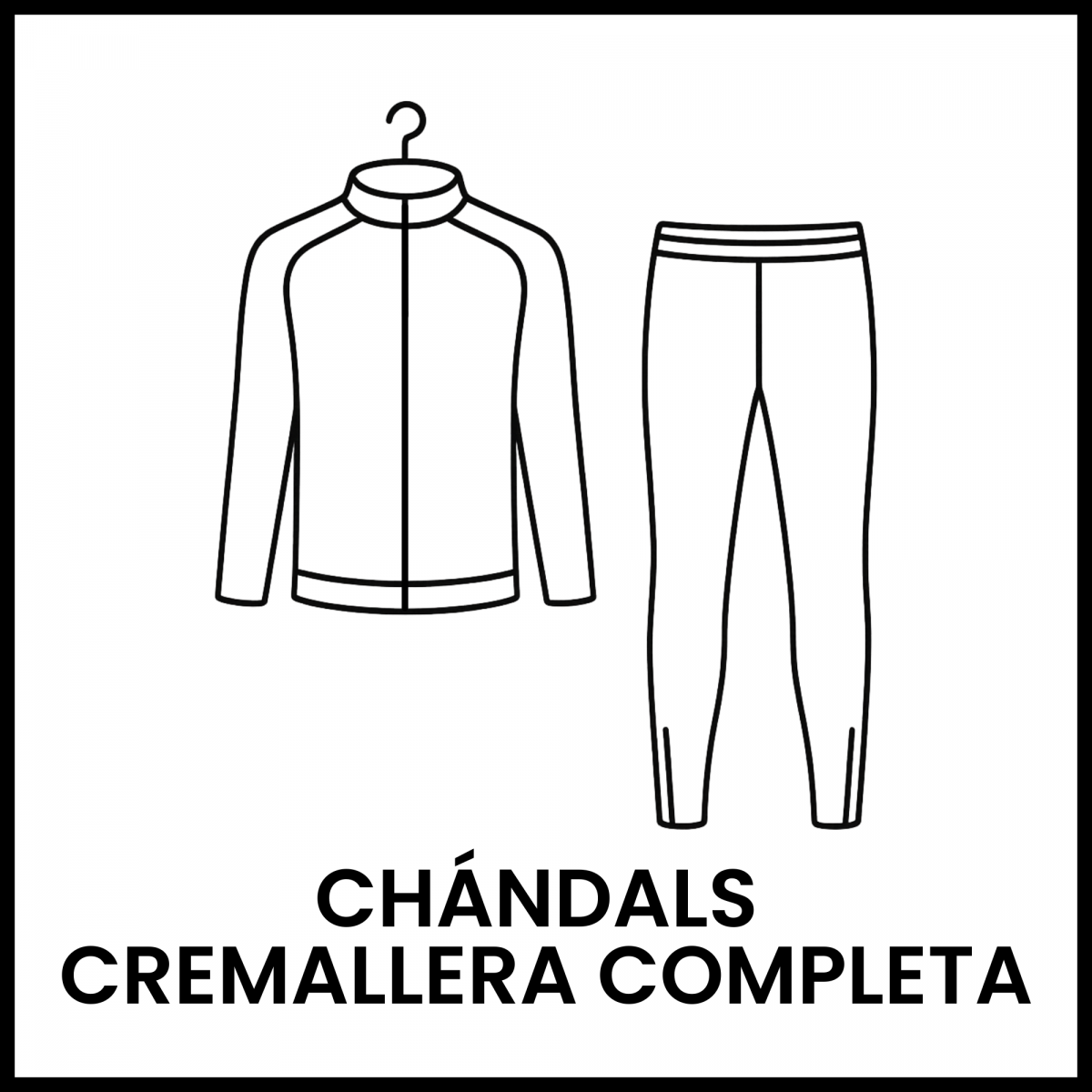 Chandals 2025/26 Cremallera Completa