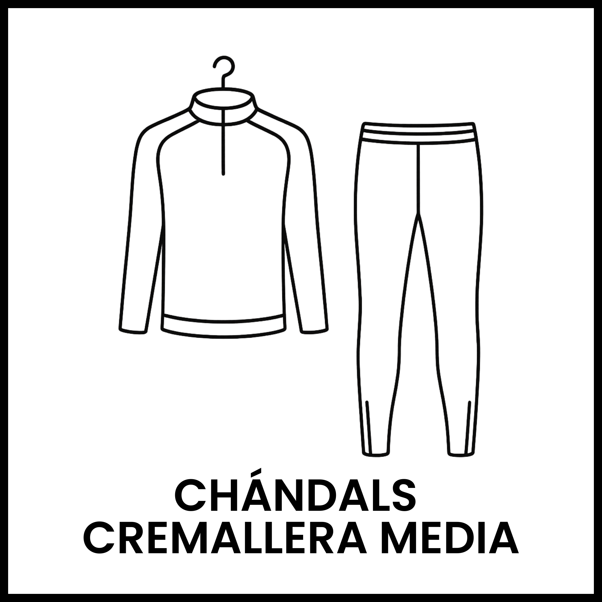 Chandals 2025/26 Cremallera Media