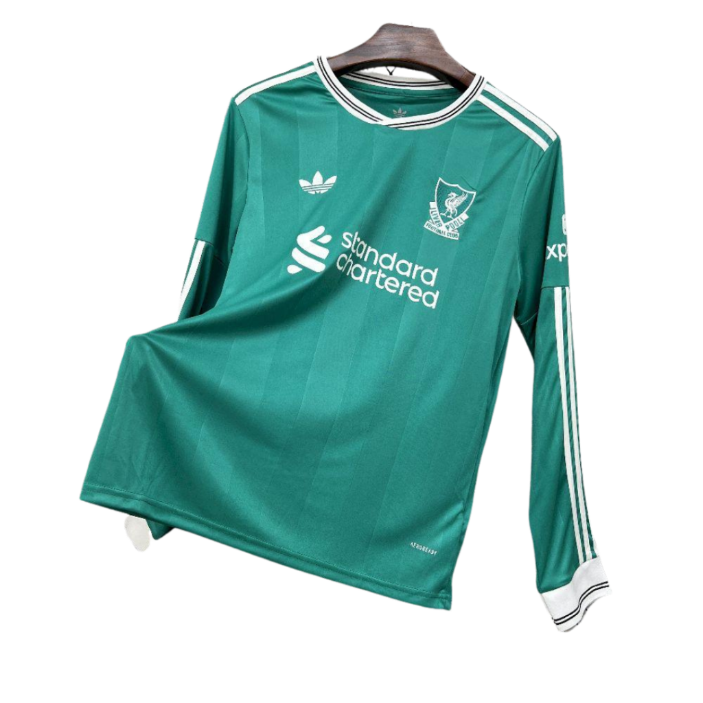 Camiseta Liverpool 2025/26 - Manga Larga