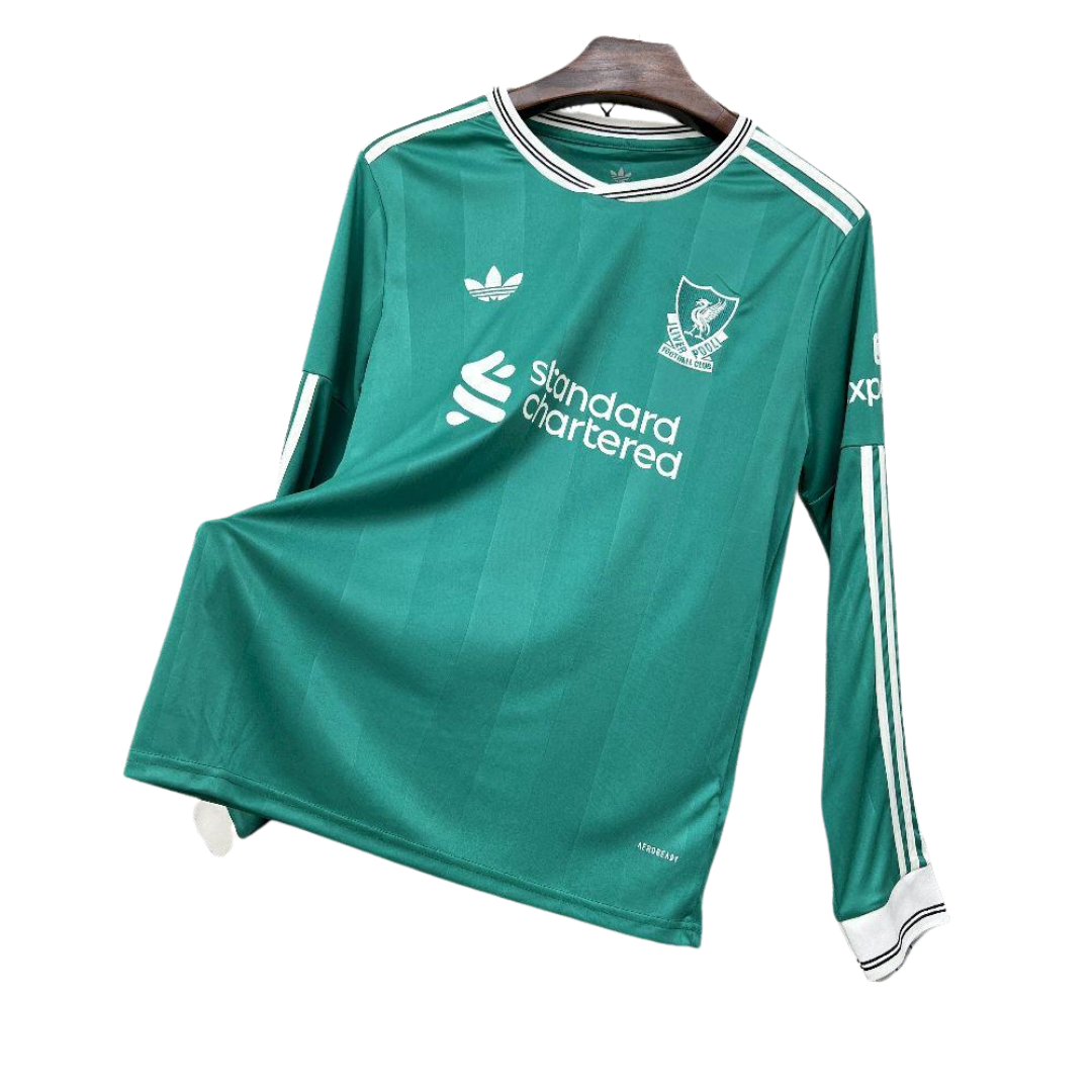 Camiseta Liverpool 2025/26 - Manga Larga